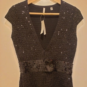 Designer Sequined Holiday Top